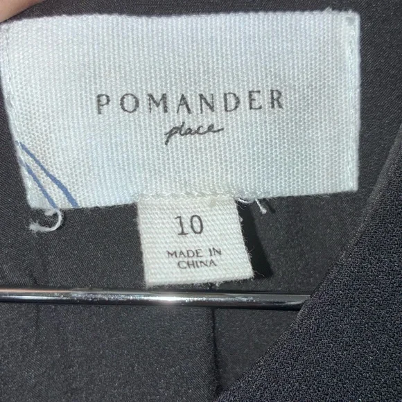 Tuckernuck Pomander Place Leah Cape Dress in Black Size 10 - Picture 8 of 9